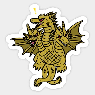 King Ghidorah Notices You! Sticker